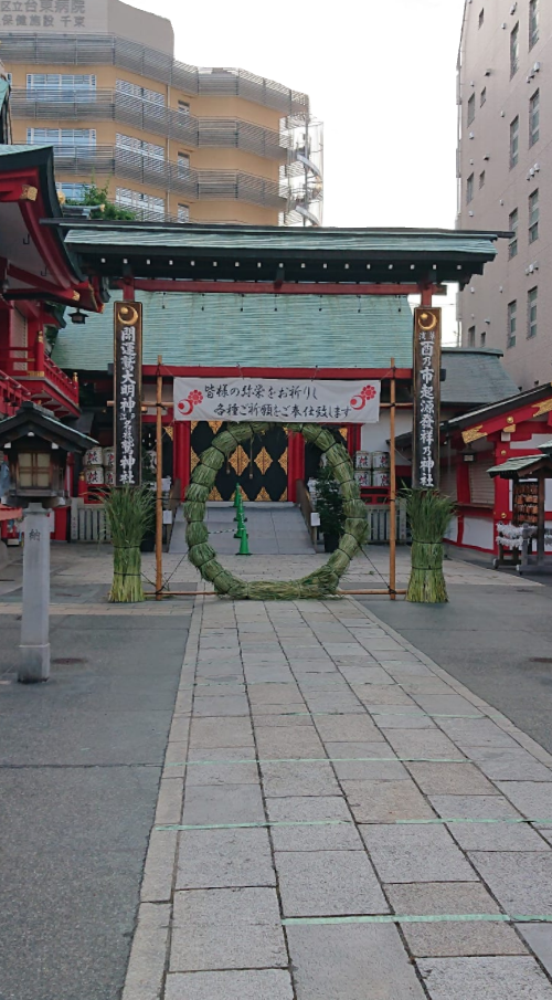 夏越の大祓,鷲神社の茅の輪くぐり