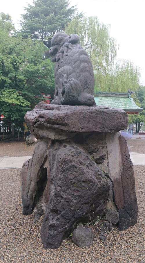 浅草神社の狛犬